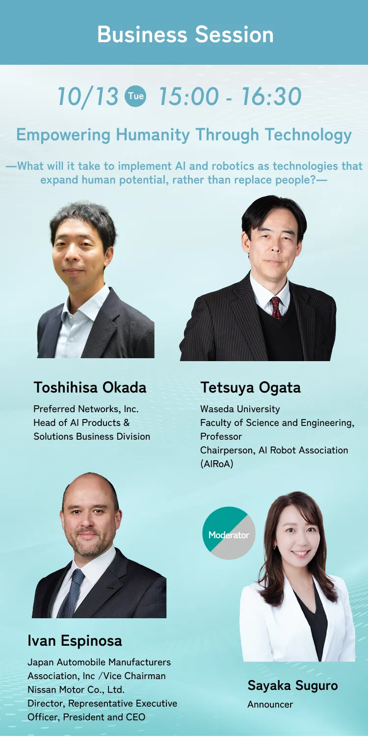 Technology That Lets People Be More Human How can we implement AI and robotics in society not as technology that replaces people, but as technology that expands human potential?