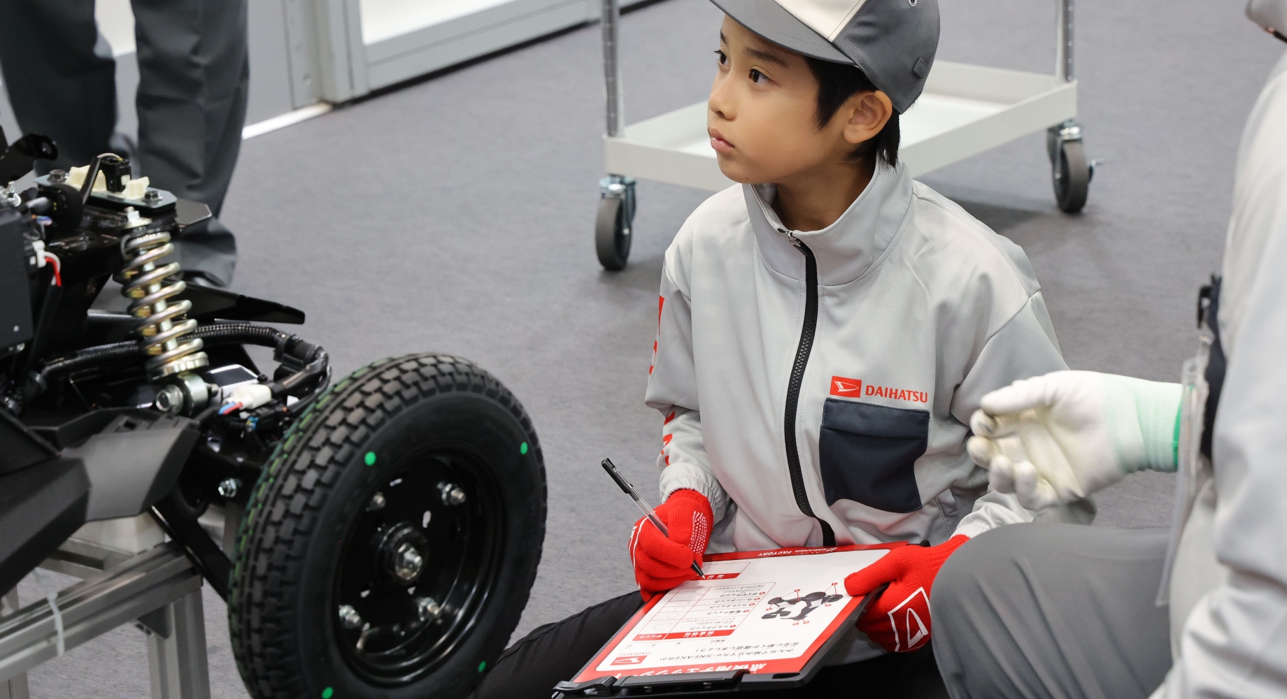 職業体験の様子